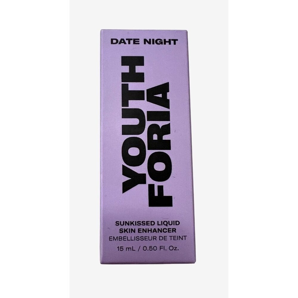 Youthforia Date Night Sunkissed Liquid Skin Enhancer Vegan Glow 15mL Hydrating - Picture 5 of 8